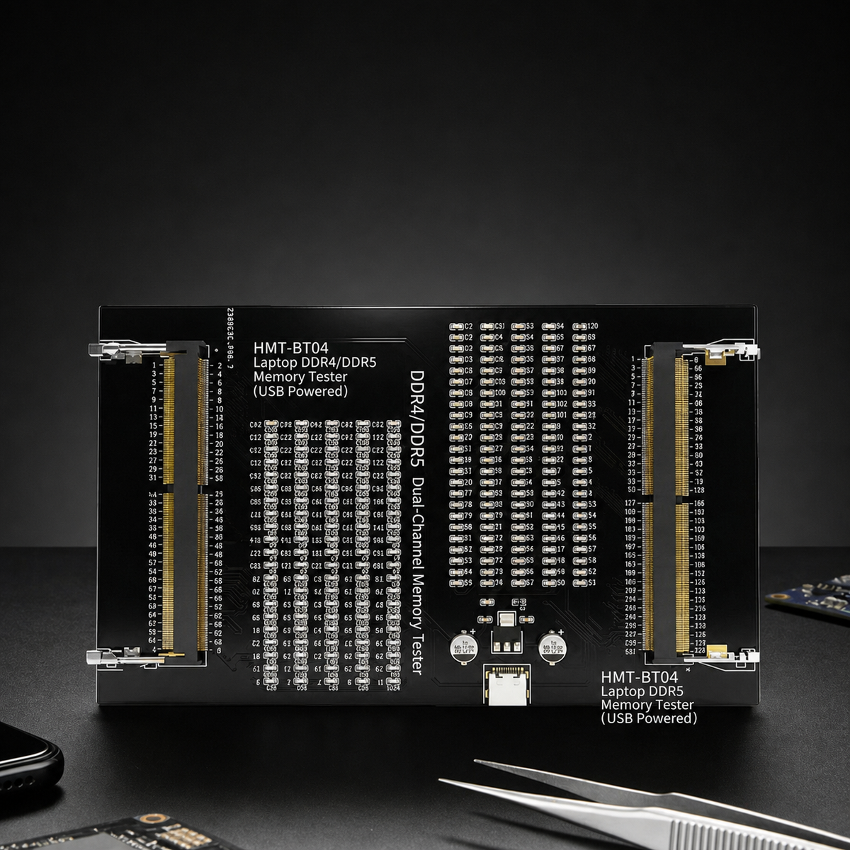 HMT-BT04 Laptop DDR4/DDR5 Memory Module Tester (USB-powered)
