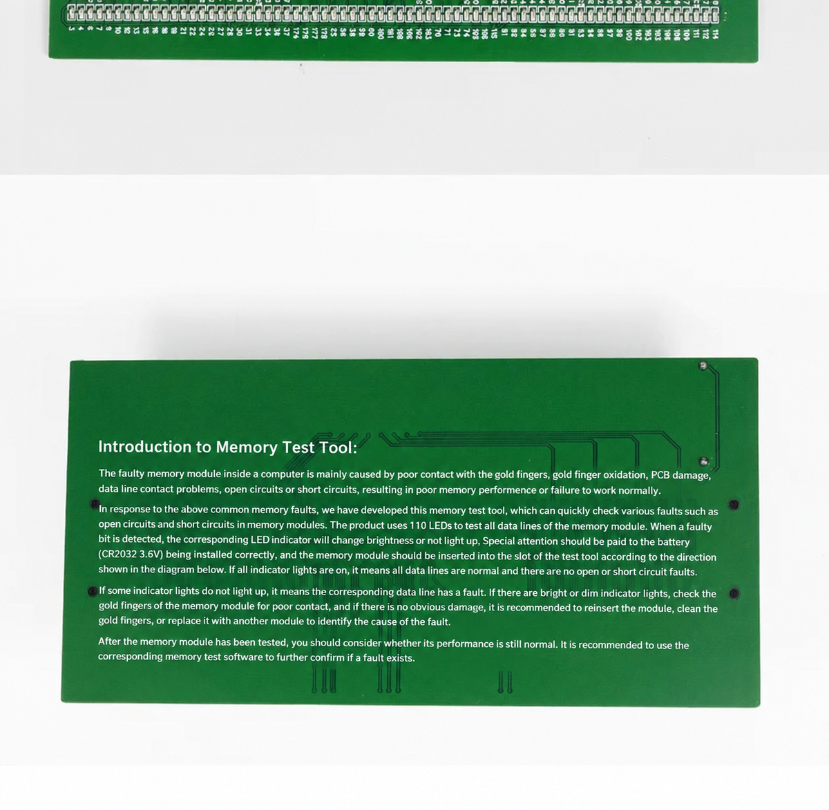 HMT-TT01 Desktop DDR3 RAM Tester with LED Indicator