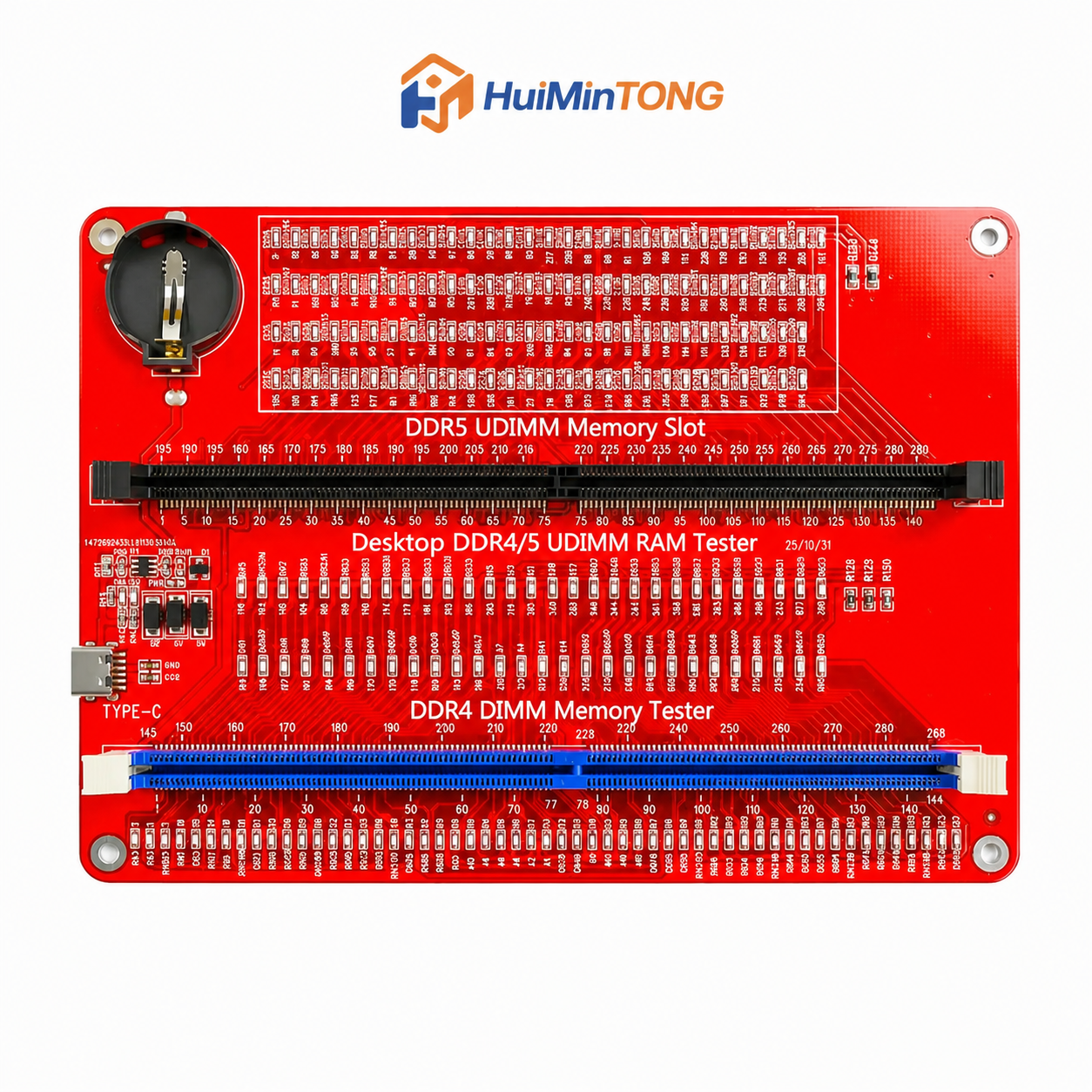 HMT-TT04 Desktop DDR4/DDR5 2-in-1 Memory Module Tester (Dual Power Supply)
