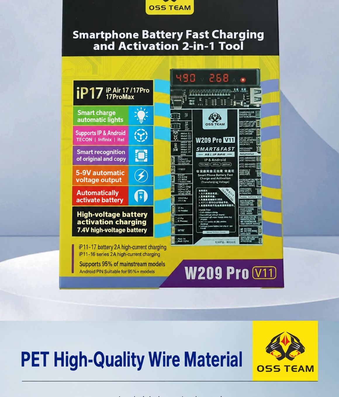 OSS TEAM W209Pro V11 Battery Activation Board