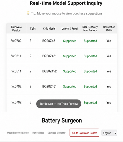 HMT Batdoc Apple Battery Activation Tool
