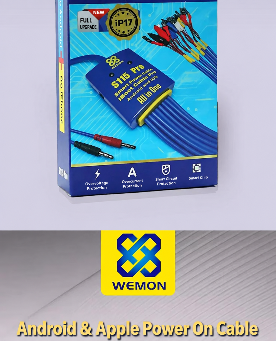 WEMON S115 / S115 Pro Power Boot Cable for iPhone & Android