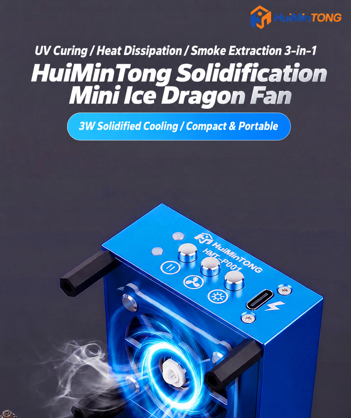 HMT-F001 Solid-State Small Ice Dragon Fan