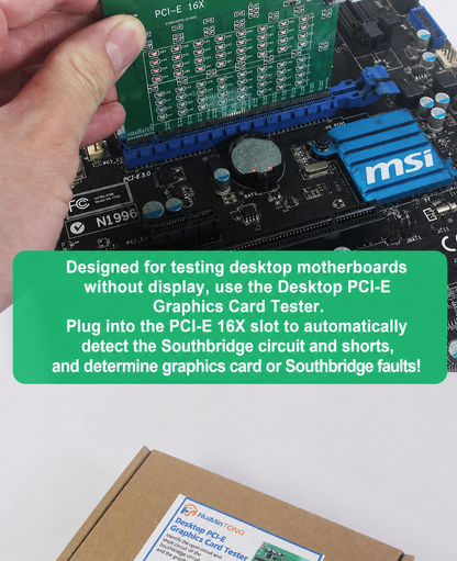 HMT-CZ01 Desktop PCI-E Tester with Indicator Lights