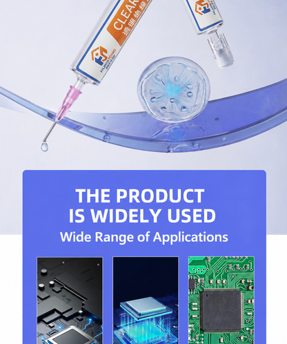 HMT-Y045 Transparent Insulating Flux Paste (Syringe Dispenser)