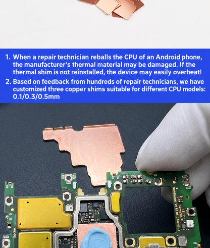 HMT HuiMinTong Phone CPU Thermal Copper Sheet