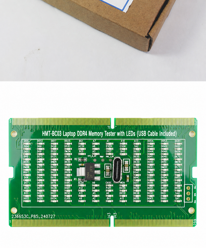 HMT-BC03 Laptop DDR4 Memory Tester with LED Indicators (USB Cable Included)
