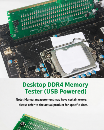 HMT-TC04 Desktop DDR4 Memory Tester with LED Indicators (USB Powered)