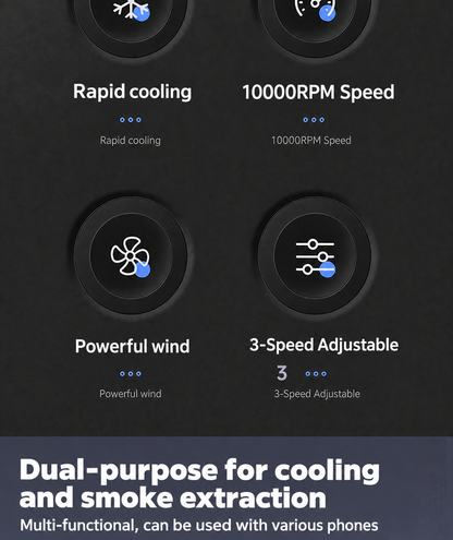 HMT-F001 Solid-State Small Ice Dragon Fan