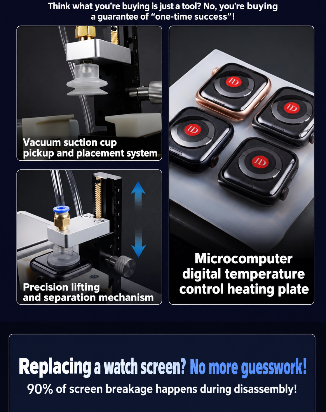 HMT-C16 HuiMinTong Apple Watch Screen Separator