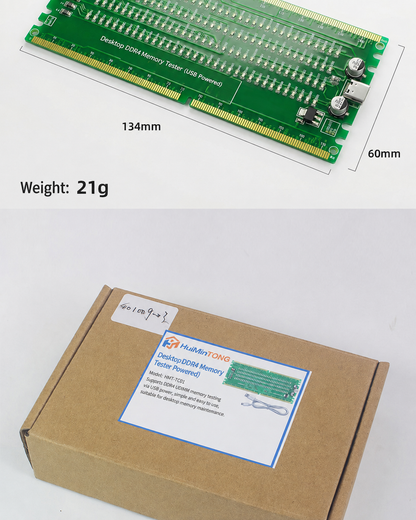 HMT-TC04 Desktop DDR4 Memory Tester with LED Indicators (USB Powered)
