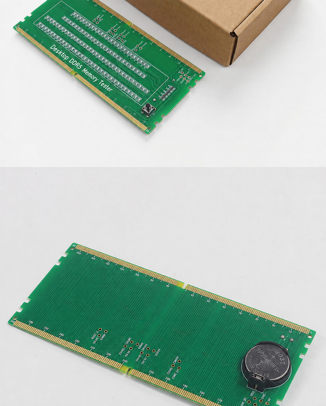 HMT-TC05 Desktop DDR5 Memory Tester with LED Indicators (Standard Motherboard)