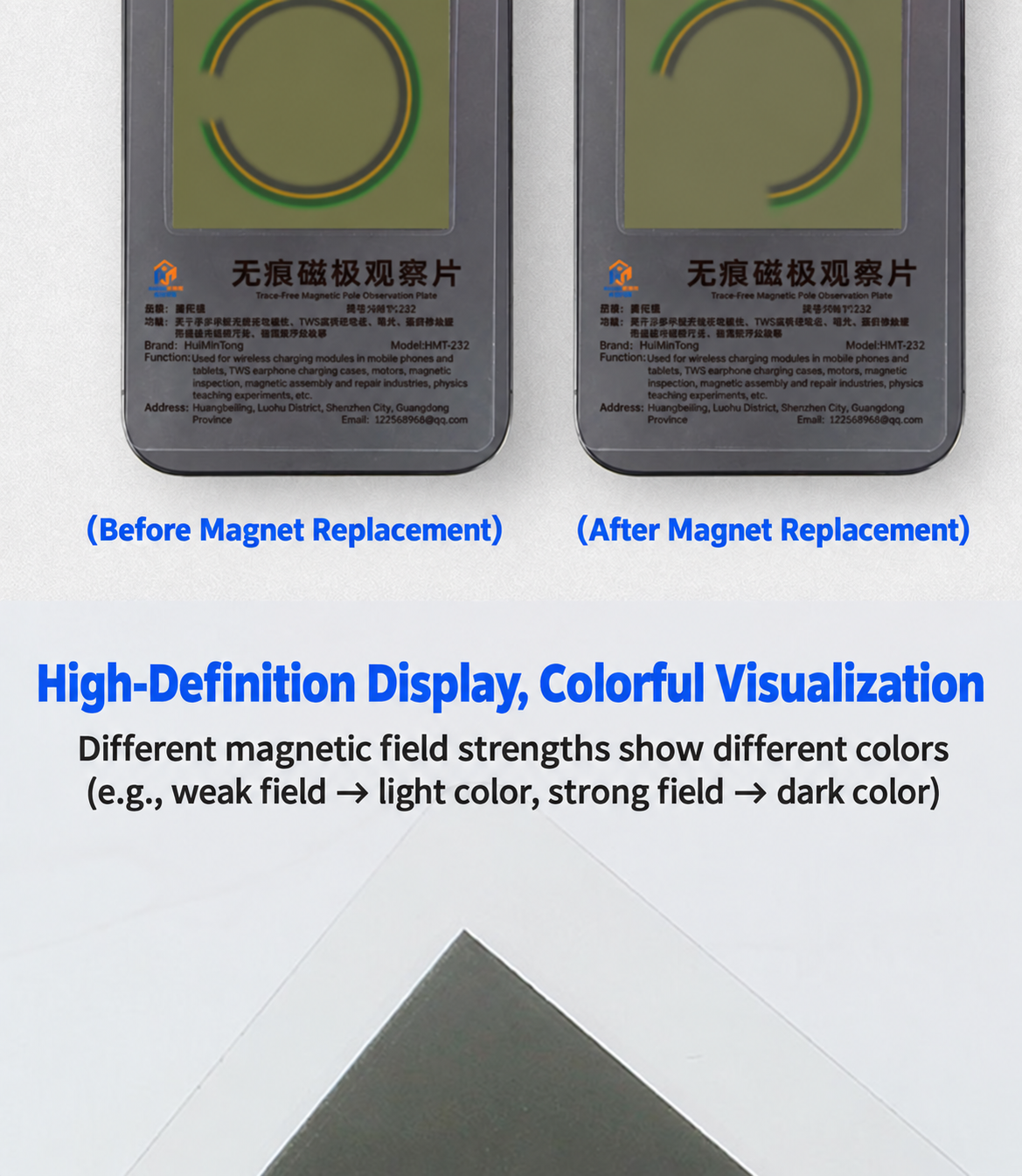 HMT-232 Wireless Charging Detection/Visualization Card