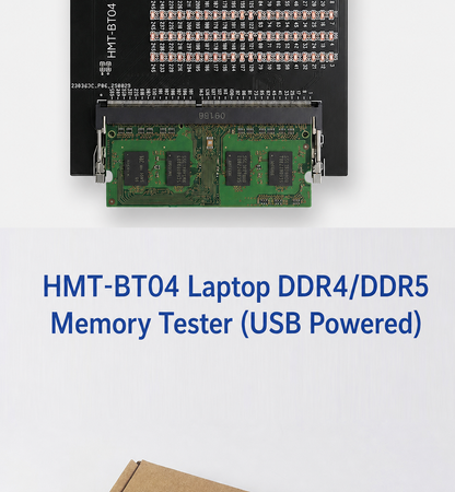 HMT-BT04 Laptop DDR4/DDR5 Memory Module Tester (USB-powered)