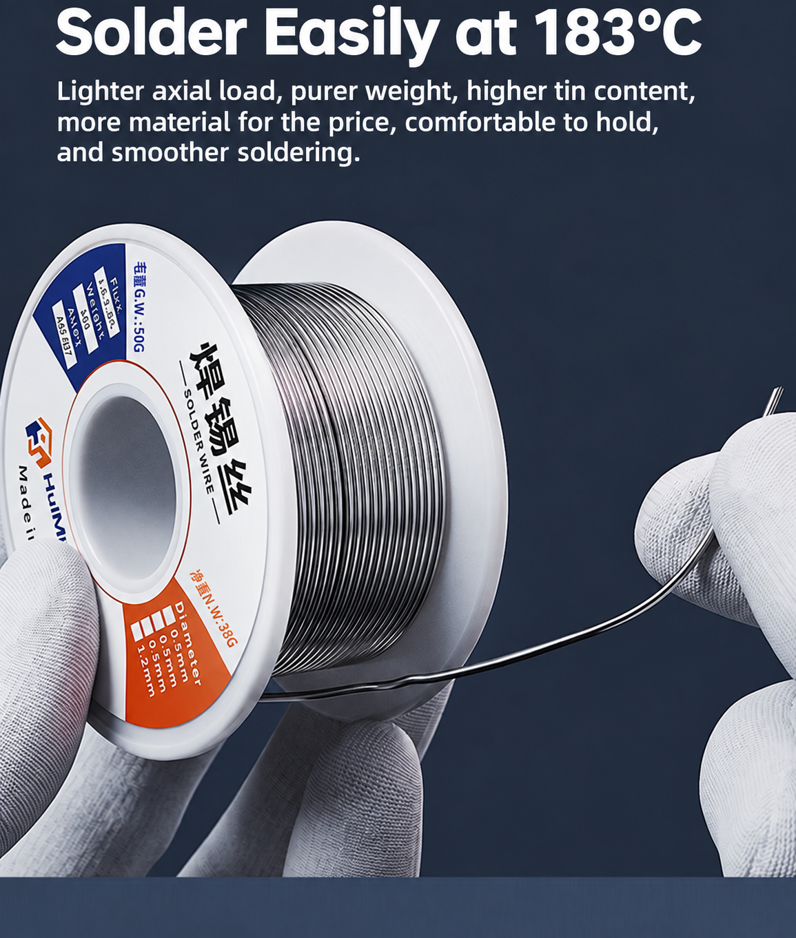 HMT-002 Leaded Solder Wire