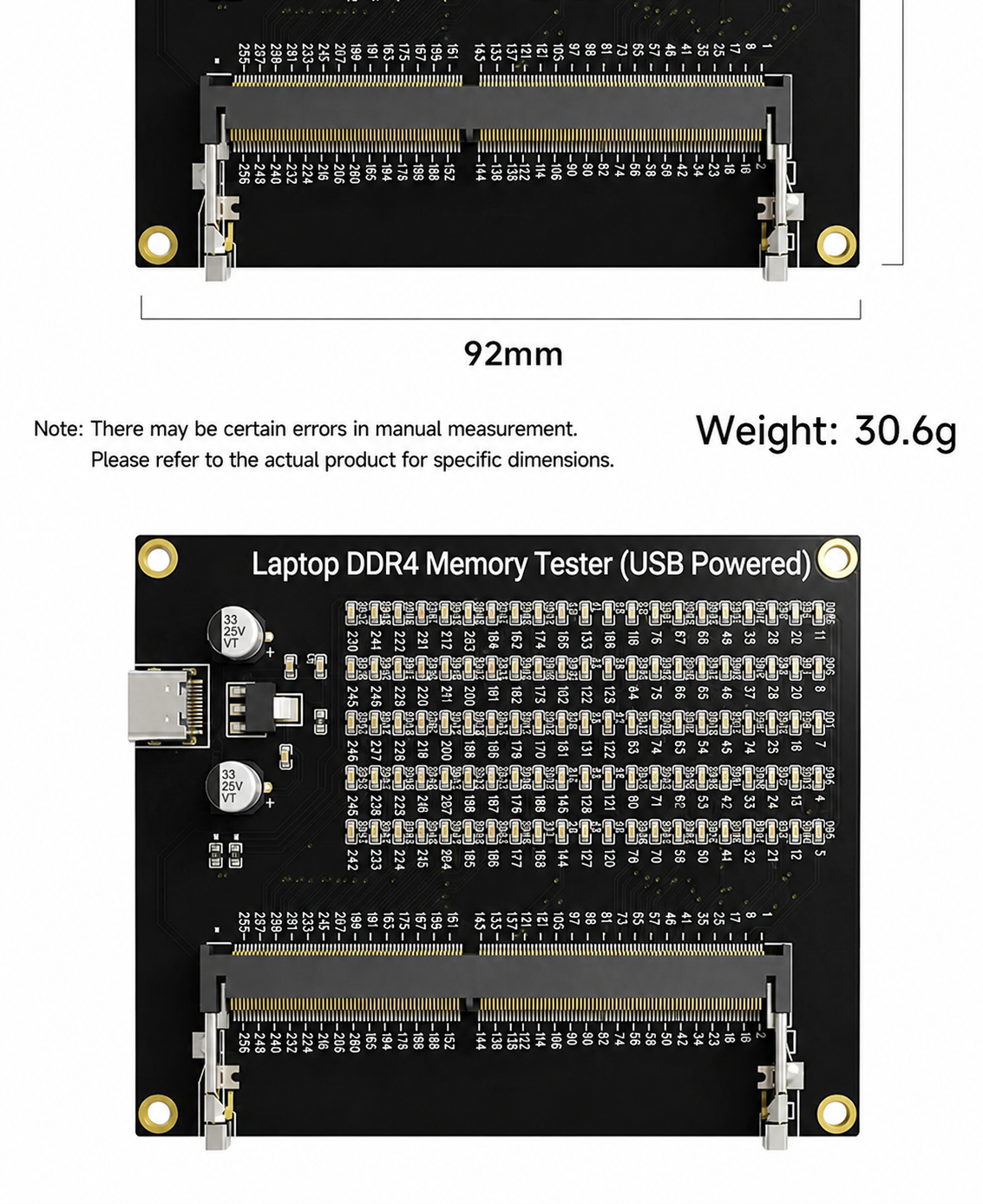 HMT-BT06 Laptop DDR4 Memory Module Tester (USB-powered)