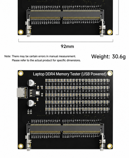 HMT-BT06 Laptop DDR4 Memory Module Tester (USB-powered)