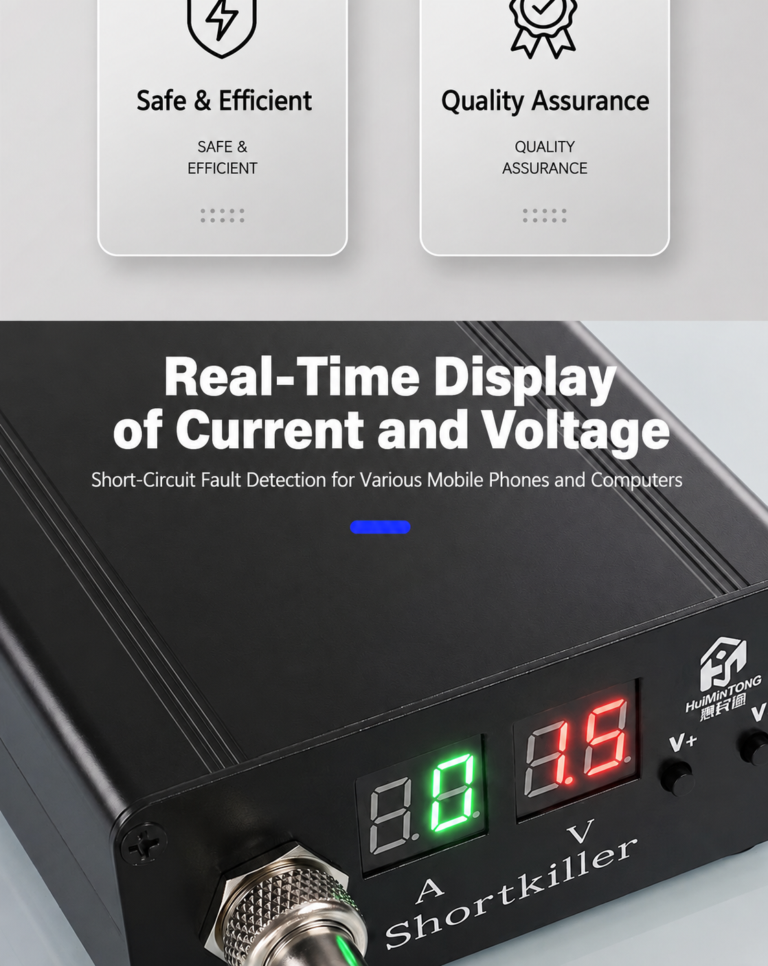 HMT-S40 Shortkiller Short-Circuit Diagnostic Tool