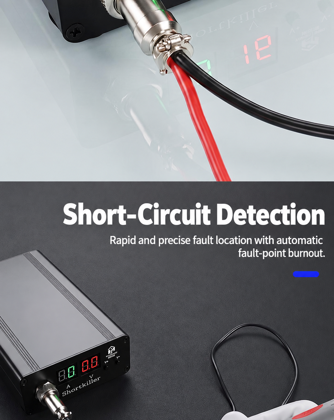 HMT-S40 Shortkiller Short-Circuit Diagnostic Tool