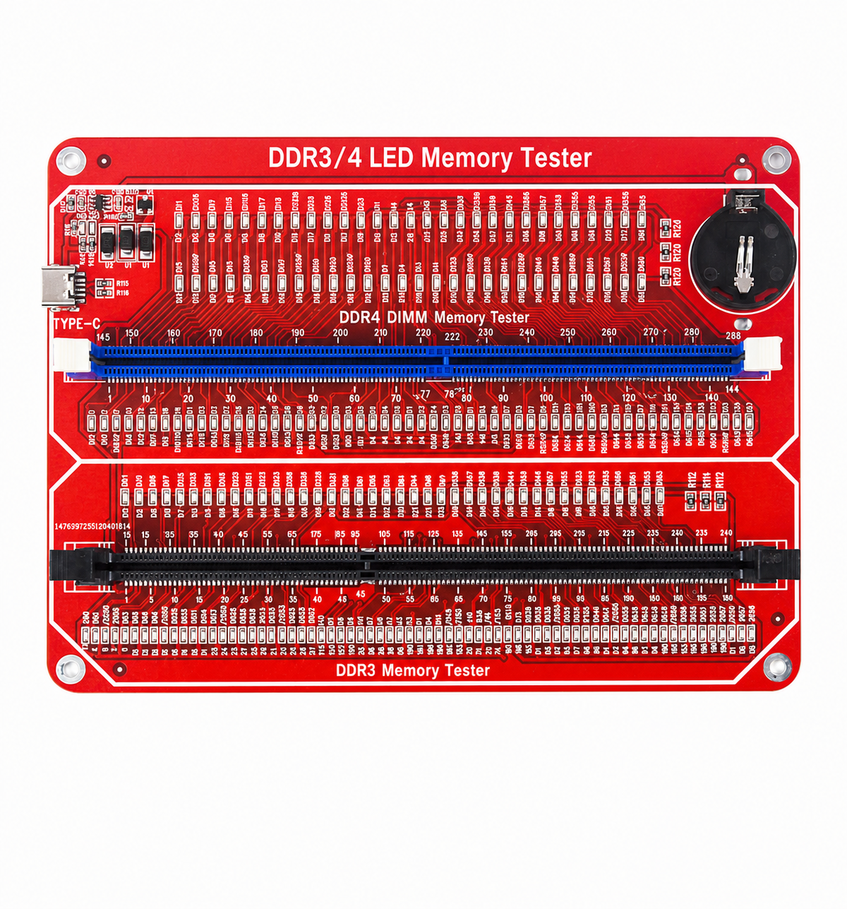HMT-TT03 Desktop DDR3/DDR4 Memory Module Tester (Dual Power Supply)