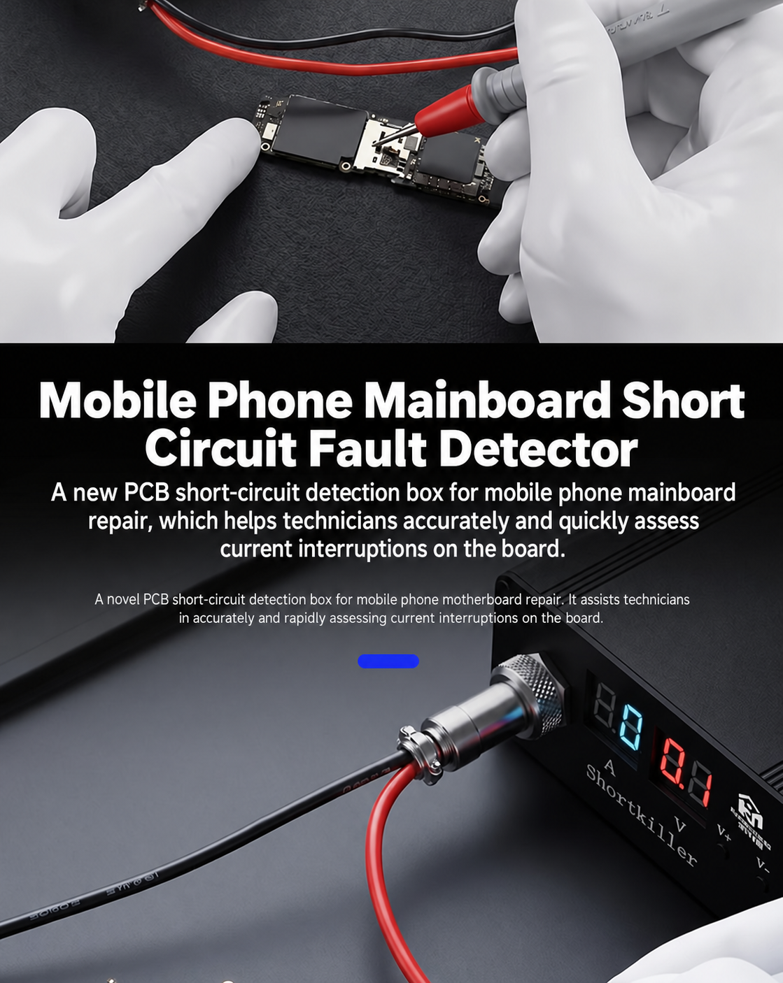 HMT-S40 Shortkiller Short-Circuit Diagnostic Tool