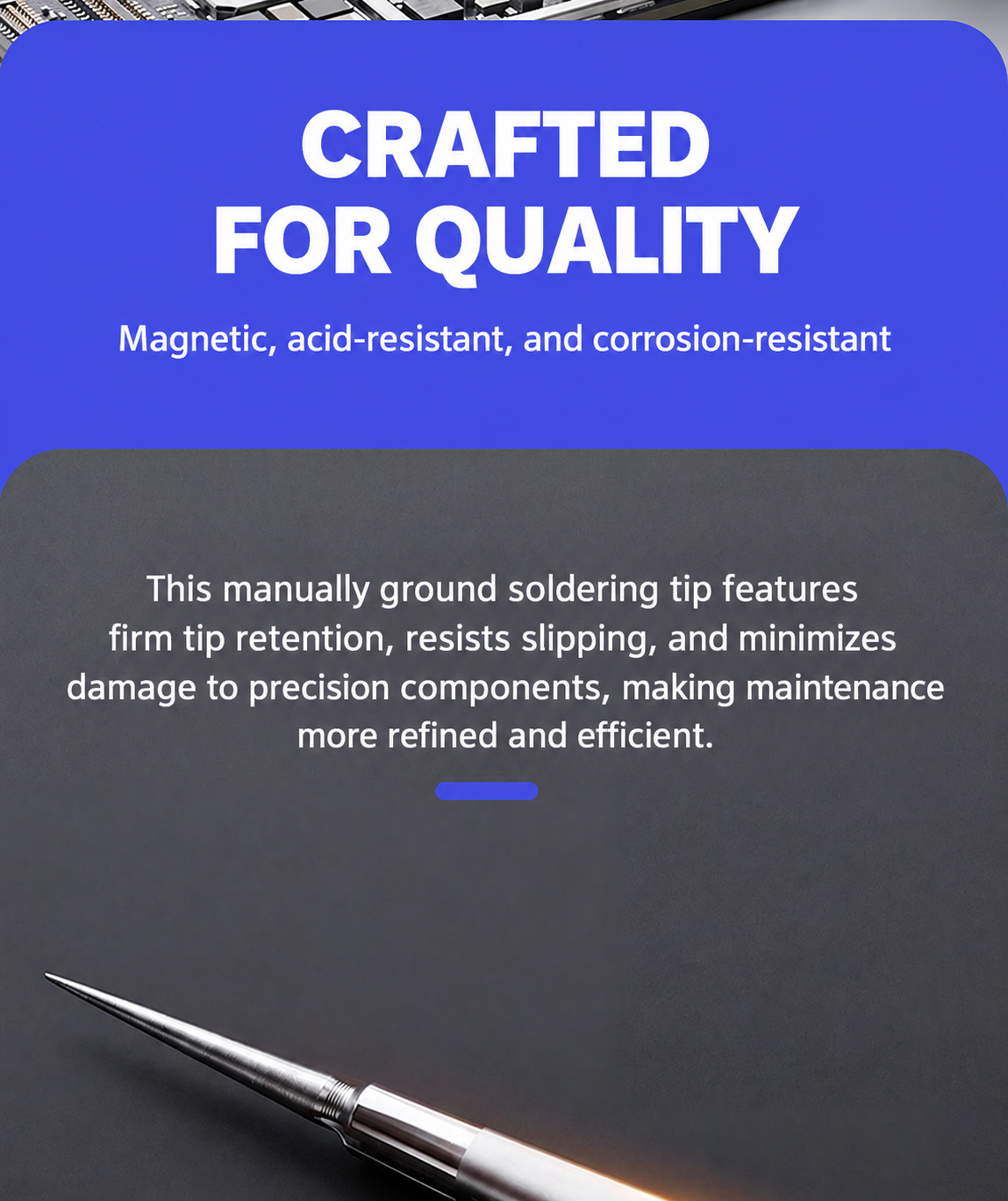 HMT-055S & 055B HuiMinTong Hand Polished Tweezers for Electronics Repair