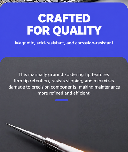 HMT-055S & 055B HuiMinTong Hand Polished Tweezers for Electronics Repair