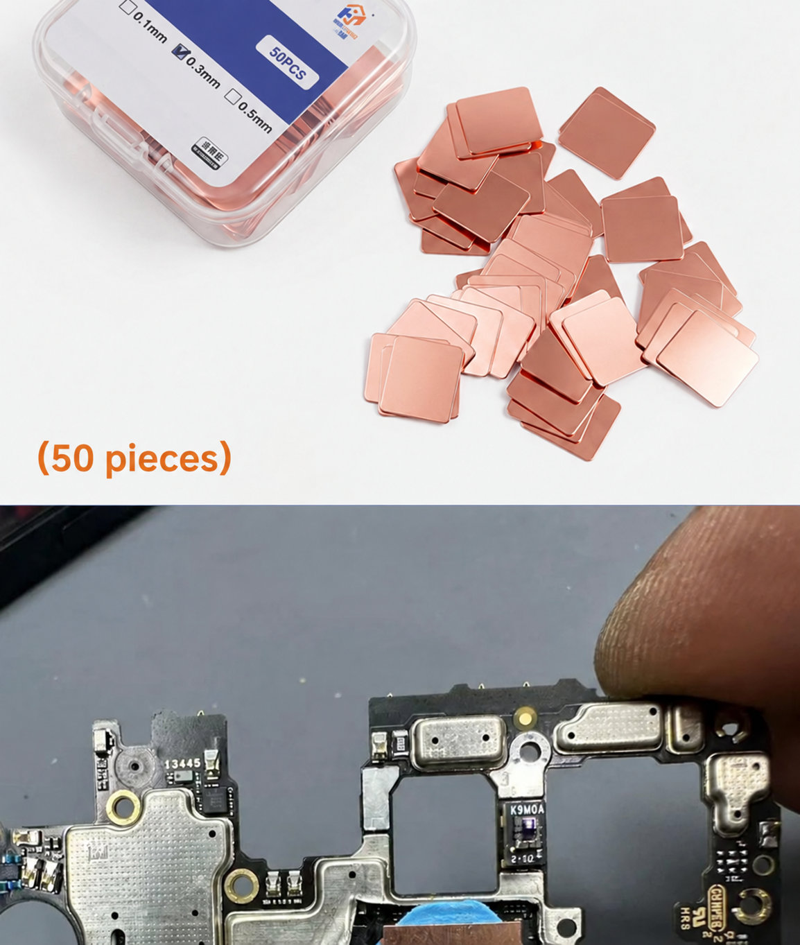 HMT HuiMinTong Phone CPU Thermal Copper Sheet