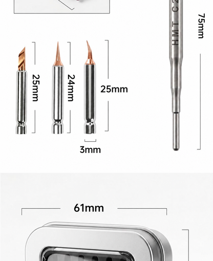 HMT-C210 Interchangeable Jumper Wire Set Soldering Iron Tips