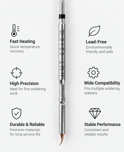 HMT-C210 Interchangeable Jumper Wire Set Soldering Iron Tips