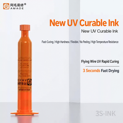 AMAOE 3 Fast Cure UV Glue Phone Motherboard Jumper Wire Repair