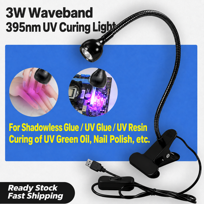 HMT-UV03 Clip-on 3W UV Curing Lamp