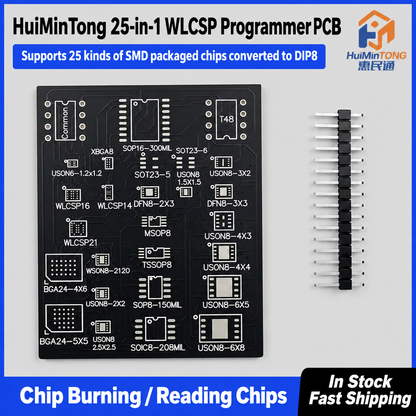 HMT T25 25-in-1 WLCSP Read & Write PCB