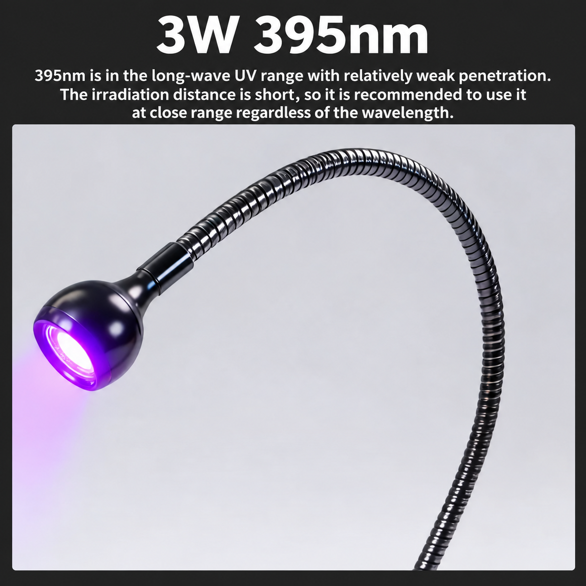 HMT-UV03 Clip-on 3W UV Curing Lamp