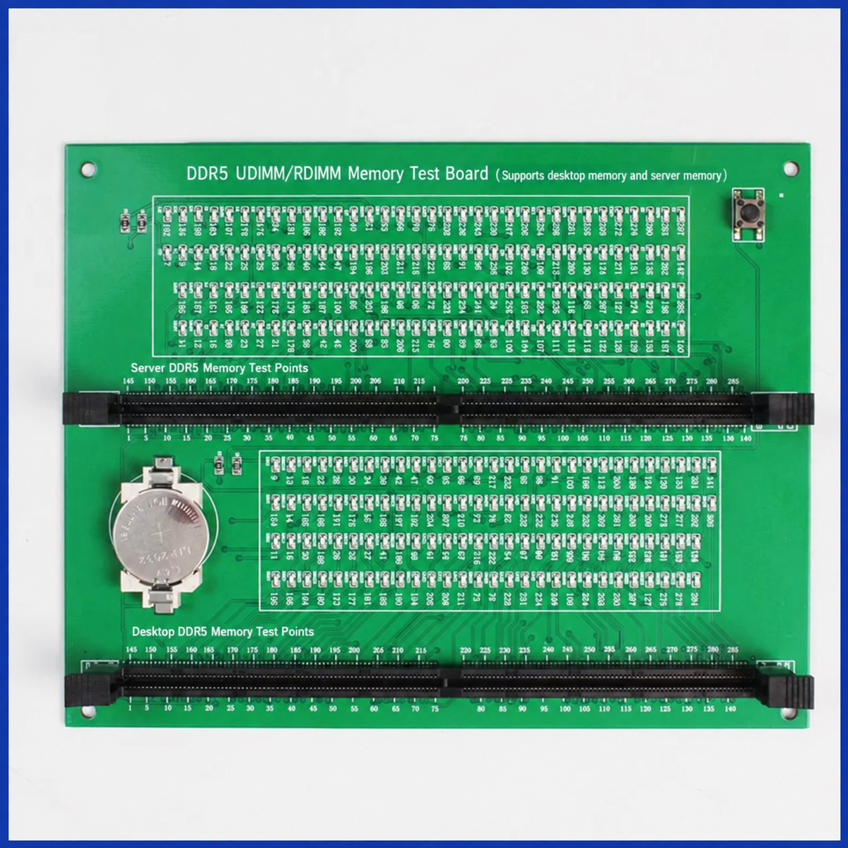 HMT-TT06 2-in-1 DDR5 Desktop &amp; Server RAM Module Tester with LED Indicator