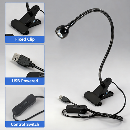HMT-UV03 Clip-on 3W UV Curing Lamp