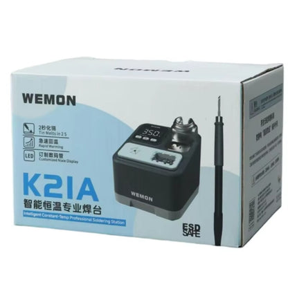 WEMON K21A Digital Soldering Station 75W T210 C210 Tip