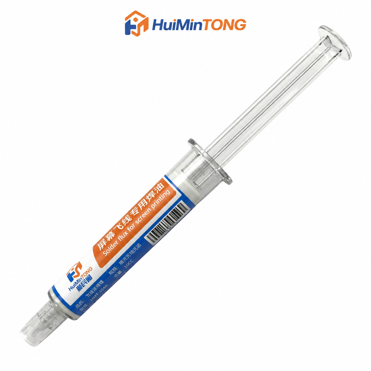 HMT-Y046 Transparent Insulating Flux Paste (Syringe Dispenser)
