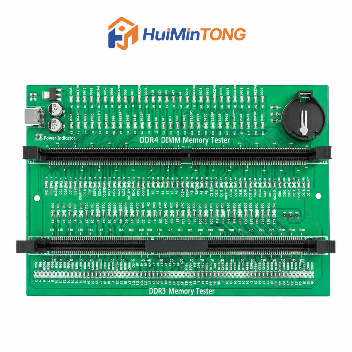 HMT-TT10 Desktop DDR3/DDR4 Memory Module Tester - Dual Power Supply