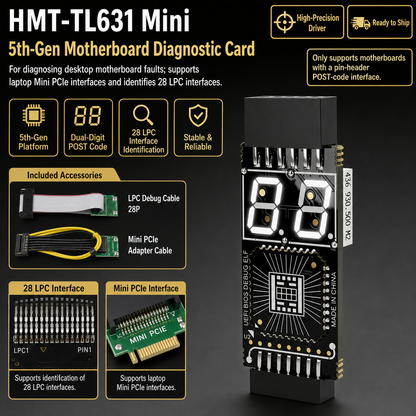 HMT-TL631 Mini 5th-Gen Motherboard Diagnostic Card