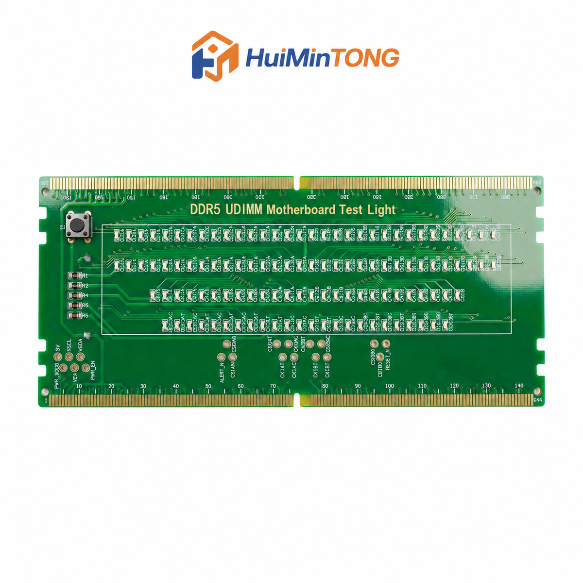 HMT-TC05 Desktop DDR5 Memory Tester with LED Indicators (Standard Motherboard)