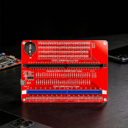 HMT-TT04 Desktop DDR4/DDR5 2-in-1 Memory Module Tester (Dual Power Supply)