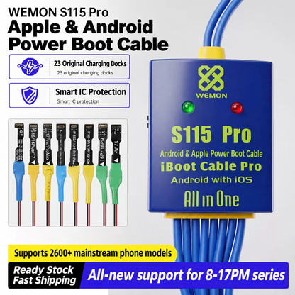 WEMON S115 / S115 Pro Power Boot Cable for iPhone & Android