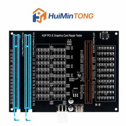 HMT-CZ02 Desktop AGP/PCI-E Graphics Card Tester with Indicator Lights