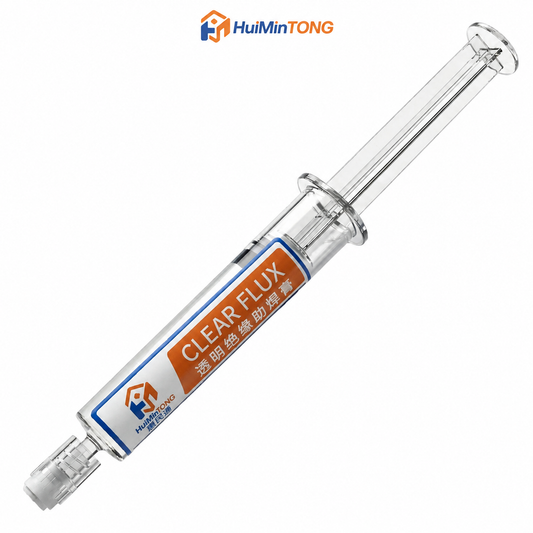 HMT-Y045 Transparent Insulating Flux Paste (Syringe Dispenser)