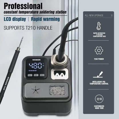 WEMON K21A Digital Soldering Station 75W T210 C210 Tip
