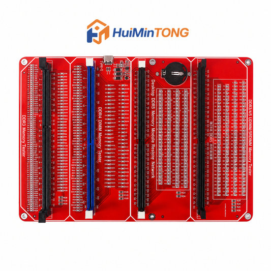 HMT-TT07 DDR3/DDR4/DDR5 4-in-1 Memory Module Tester (Dual Power Supply)