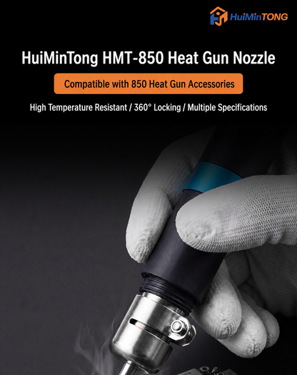 HMT-850 Hot Air Gun Extended Curved Desoldering Nozzle