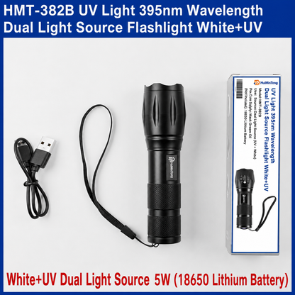 HMT-382B Dual-Wavelength (Purple/White) UV Curing Lamp for Green Solder Mask