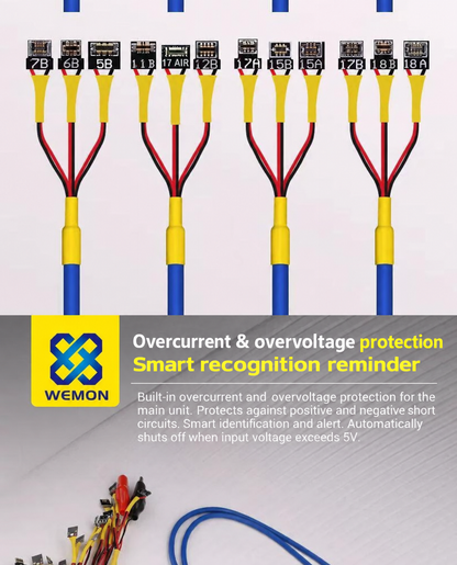 WEMON S115 / S115 Pro Power Boot Cable for iPhone & Android